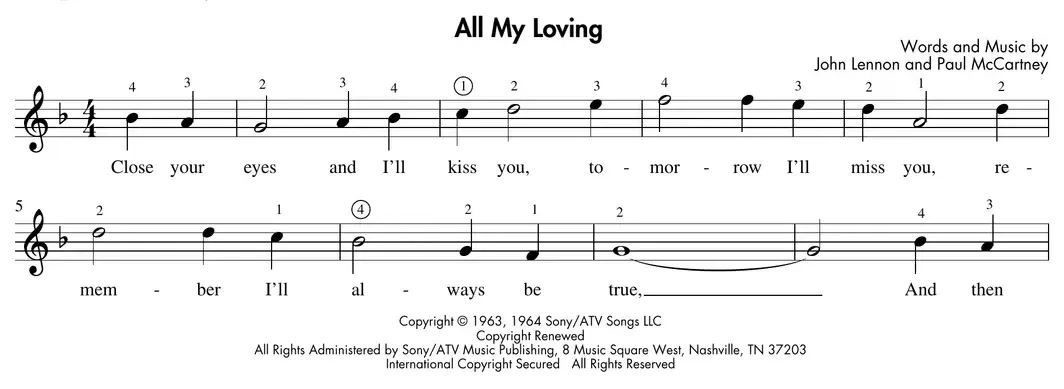 musical example