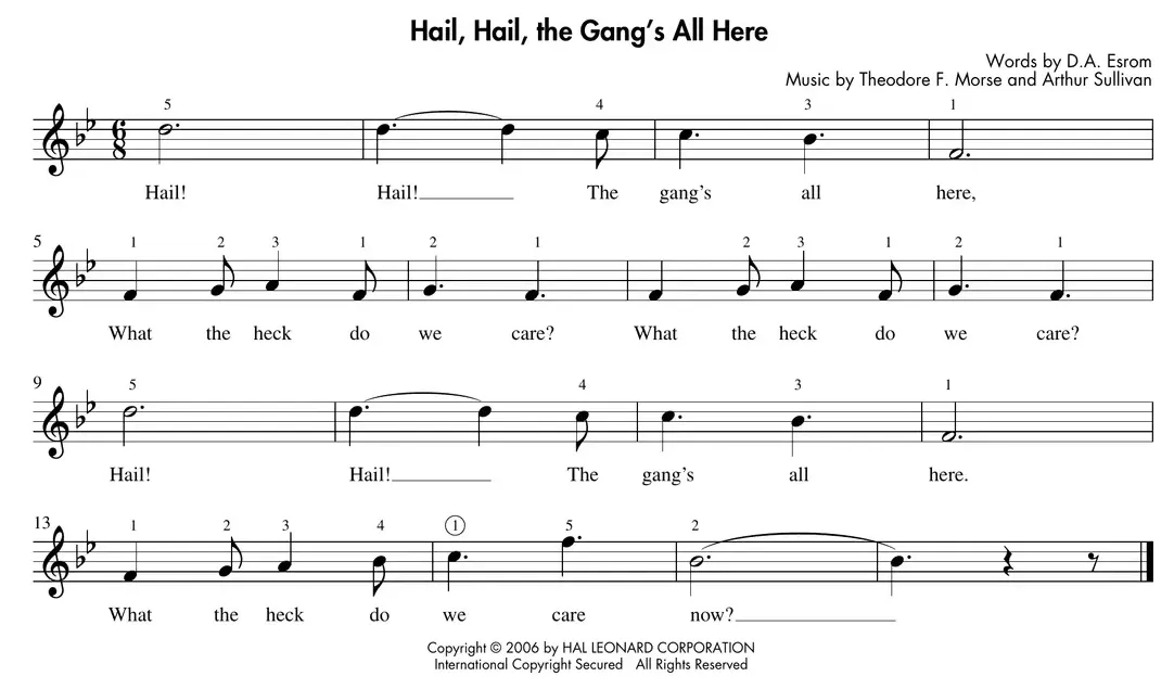 musical example