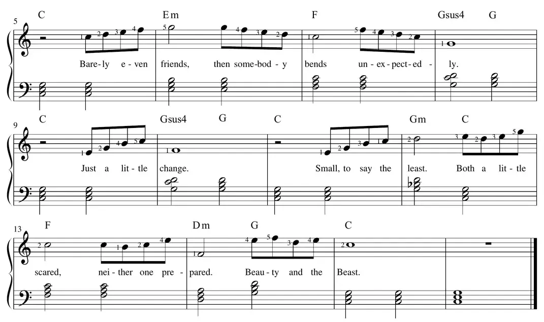 musical example